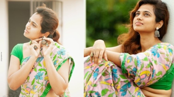 actress-ramya-pandians-power-at-the-tiruvannamalai-girivalam actress-ramya-pandians-power-at-the-tiruvannamalai-girivalam