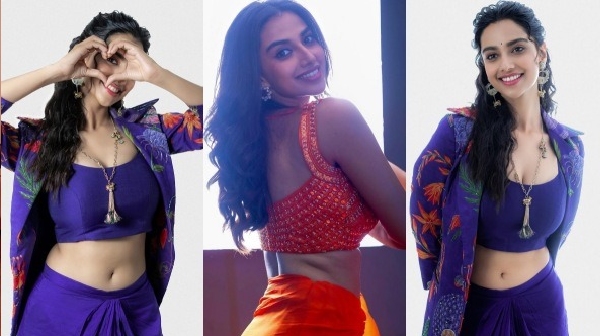 actress-meenakshi-chaudhary-visit-at-tirupati-ezhumalaiyan-temple