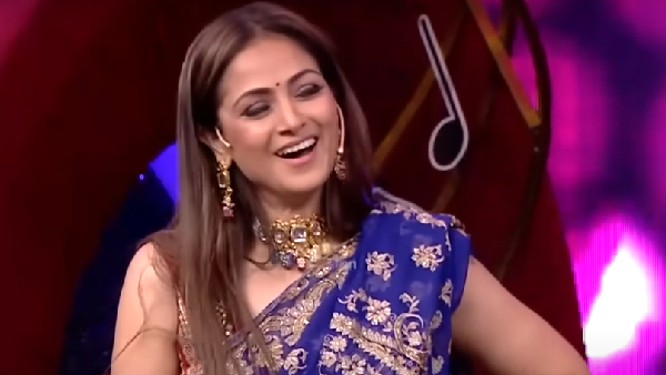 Actress Simran Took Push-Ups With Saree In Vijay TV Show Throwback Video Goes Trending