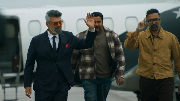 Ajithkumar Good Bad Ugly Director Aadhik Ravichandran Watch GBU FDFS in Theatre Floor Ajithkumar Good Bad Ugly Director Aadhik Ravichandran Watch GBU FDFS in Theatre Floor