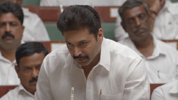 Actor Ravi Mohan Speech About Minister P K Sekar Babu Reaction About Karathey Babu Title Teaser