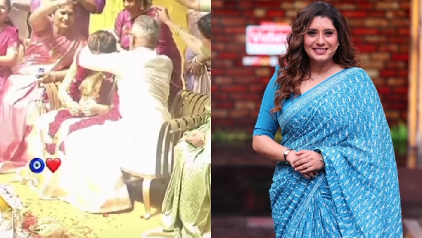 Vijay TV Anchor VJ Priyanka Deshpande Getting Marriage in Front Of Family ANd Friends