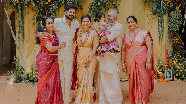 Bigg Boss Anshitha Shares Vijay TV Priyanka Deshpande Second Wedding Special Videos And Photos