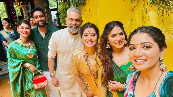 Bigg Boss Anshitha Shares Vijay TV Priyanka Deshpande Second Wedding Special Videos And Photos