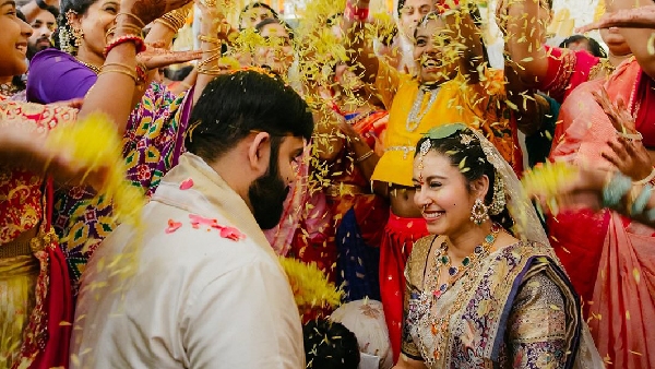 Actors Sasikumar And Samuthirakani Wishes Nadodigal Actress Abhinaya Wedding