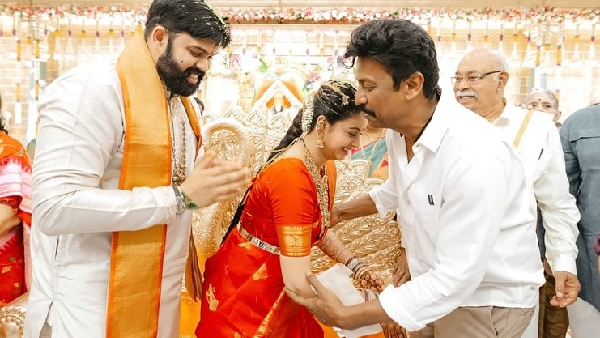 Actors Sasikumar And Samuthirakani Wishes Nadodigal Actress Abhinaya Wedding