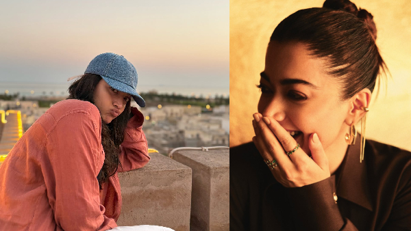 Actress Rashmika Mandanna Instagram Post With Rose Fans Asking Iis From Vijay Devarakonda