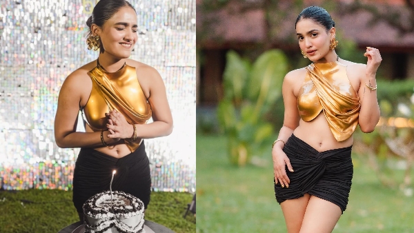 Actress Saniya Iyyappan Celebrates Her 23rd Birthday With Friends On Glamour Costume