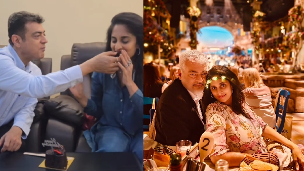 Ajith Kumar Shalini Celebrate 25th Wedding Anniversary Video Goes Trending