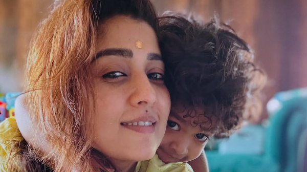 Nayanthara shares how her two sons enjoying their first rainbow