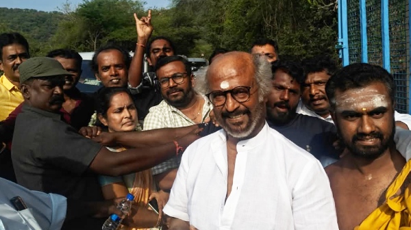 Super Star Rajinikanth visits Madheshwar Sivan temple near Jailer 2 shooting spot