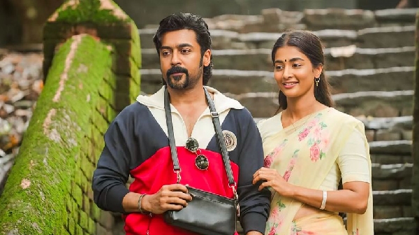 retro-audio-launch-pooja-hegdes-dance-to-the-song-kanima-goes-viral