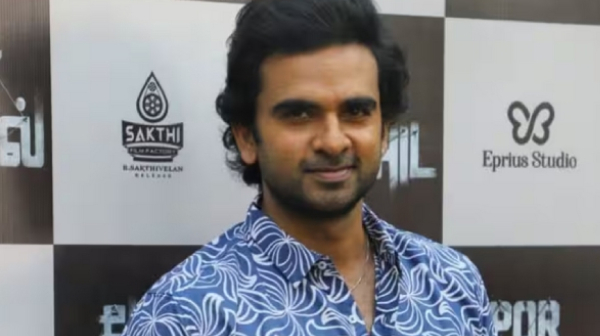 Producer Thirumalai roasts Ashok Selvan at Gajana trailer launch event