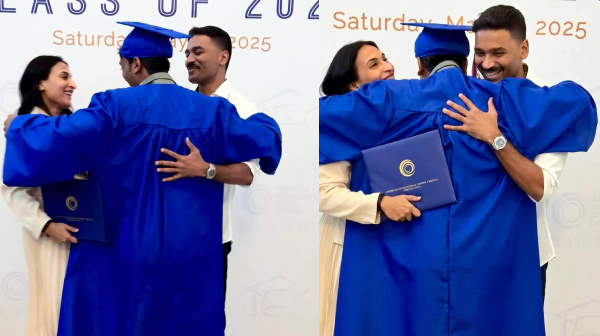 Dhanush and Aishwarya Rajinikanth reunite for their son Yathra Convocation Function