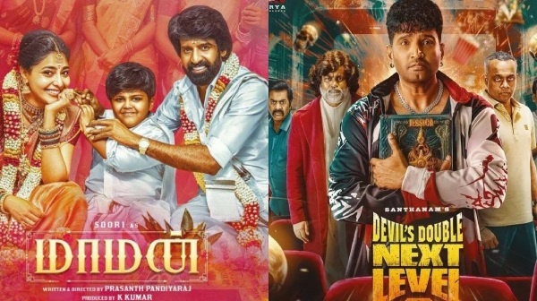 Soori slightly surpasses Santhanam s DD Next Level with his Maaman at Box Office