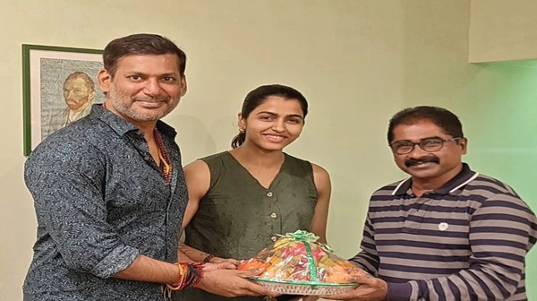 Vishal and Dhanshika have started the process invitations work for their wedding