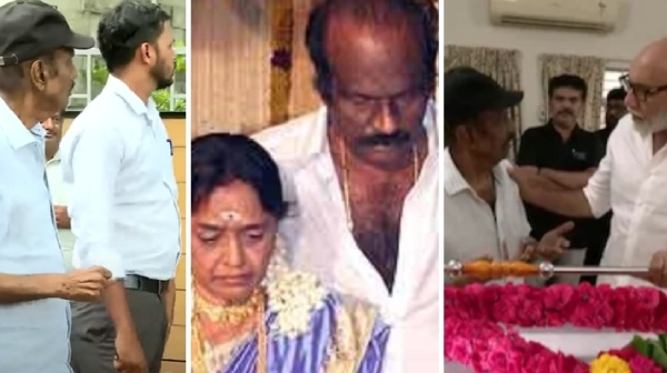 Vijay attends Goundamani Wife funeral and condoled the legendary comedy actor Vijay attends Goundamani Wife funeral and condoled the legendary comedy actor