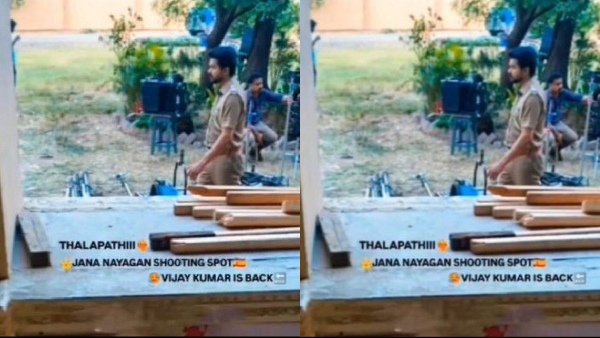 Vijay Jananayagan Movie Shooting Spot Video Leaked Vijay In Police Dress Vijay Jananayagan Movie Shooting Spot Video Leaked Vijay In Police Dress