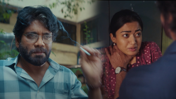 Fans Welcomes Dhanush Nagarjuna Rashmika Trance of Kuberaa Teaser