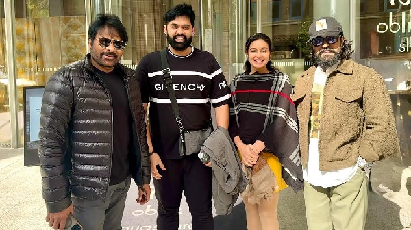 Abhinaya meets Ramcharan and Chiranjeevi on her honeymoon vacation