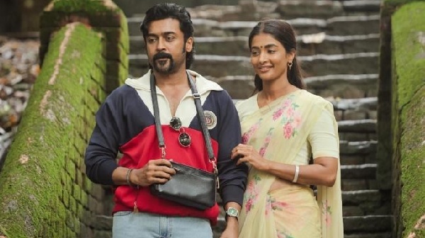 surya massive film retro box office colelction day 1