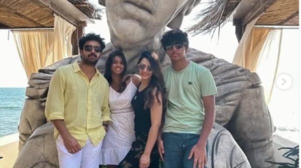 actor Srikanth who was arrested in a drug case did for his son