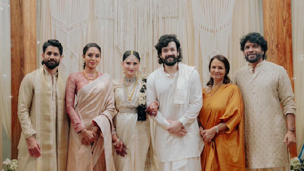 Naga Chaitanya Akkineni X Page Post about Welcomes His Younger Brother Wife to Akkineni Family