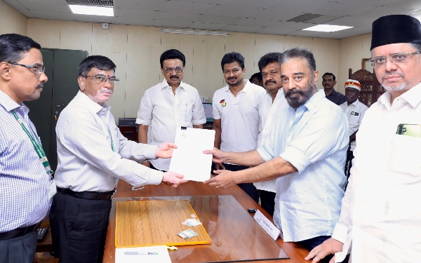 MNM Leader Kamal Haasan Who Elected As MP For Rajya Sabha MP From DMK