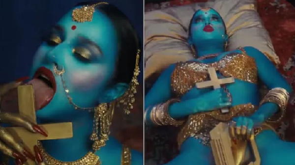 Netizens Slams Rapper Genesis Yasmine Mohanraj For Dressing As Goddess Kali Licking Crucifix