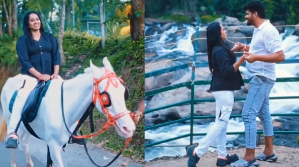 Bigg Boss Tamil fame Thamarai Selvi enjoys horse riding zip line with her husband video makes fans happy