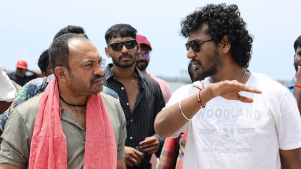 Video of Sandy Master and Soubin Shahir watching the song Monica from the movie Coolie together