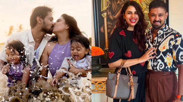 Actor Nakkhul celebrates his wife Shruti birthday and shares lip kiss photo too