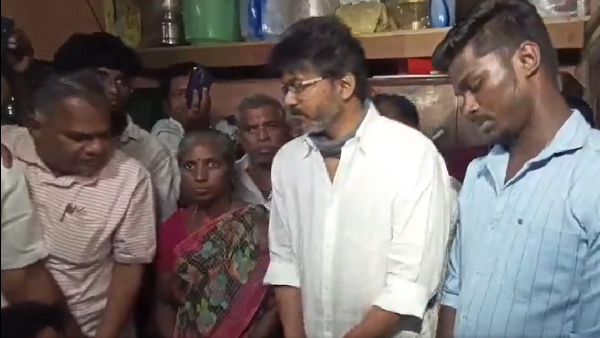 tvk vijay Meets Thiruppuvanam Ajith Kumar Family Who Died At Police Custody
