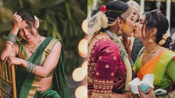 Netizens Critisize Actress Samyuktha Hegde Was Kissed Her Female Friend On Lips Photo Goes Trending