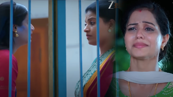 Zee Tamil Veera Serial July 11th Episode Viji Try To Trap Ramachandran With Her Pregnant Sympathy