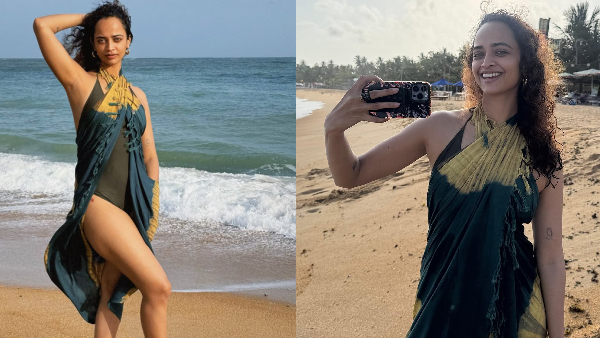 Bad Girl Movie Actress Anjali Sivaraman Drinks beer On Big Jaar With Her Female Friend Photos Goes Trending