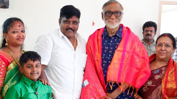 Yogi Babu Suseenthiran attends PRK Productions inauguration function