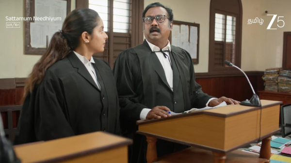 Sattamum Needhiyum webseries review in Tamil  Saravanan done a neat role in this court room drama