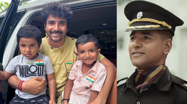 Sivakarthikeyan celebrates Independence Day with his kids