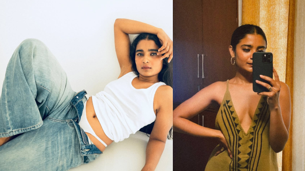 3BHK Actress Chaithra J Achar stunning glamour photos goes viral