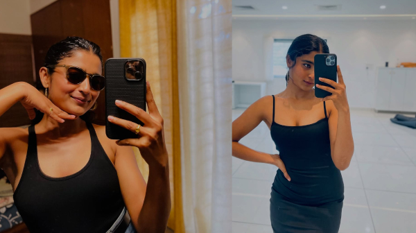 3BHK Actress Chaithra J Achar stunning glamour photos goes viral