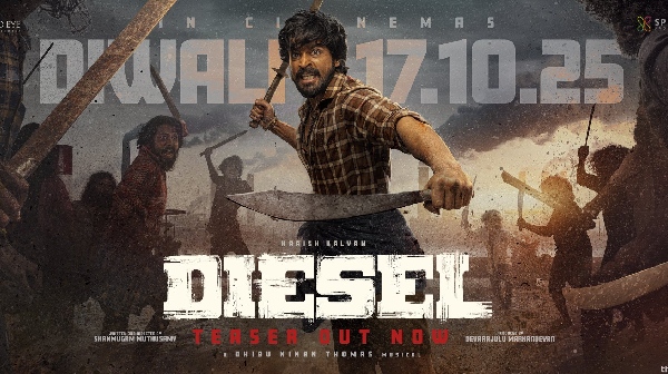 Harish Kalyan ready for Diwali clash and his Diesel movie teaser out now