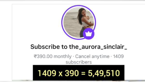 Instagram influencer balloon Akka earns Rs 5 5 lakh per month from subscribers Netizens shocked