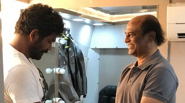 Vignesh Shivan shares a photo he took when he met Rajinikanth