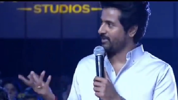 Sivakarthikeyan plays mind voice game at Ravi Mohan Studios event
