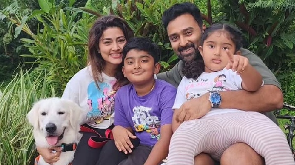 Sneha pens an emotional note on his son 10th birthday
