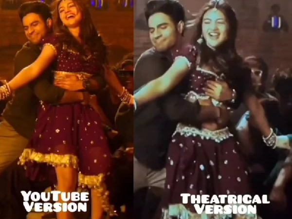 Sreeleela Junior movie song theaterical version vs youtube version sparks controversy