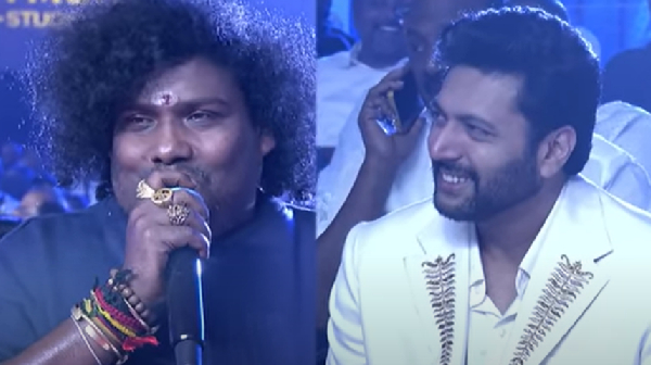 Yogi Babu fans roasted Vj Bhavana for doing rude on Ravi Mohan Studio launch event