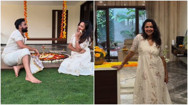 Amala Paul Jagat Desai Onam Amala Paul Jagat Desai Onam