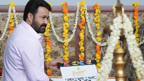 Mohanlal attends Drishyam 3 Pooja and shares photos via instagram